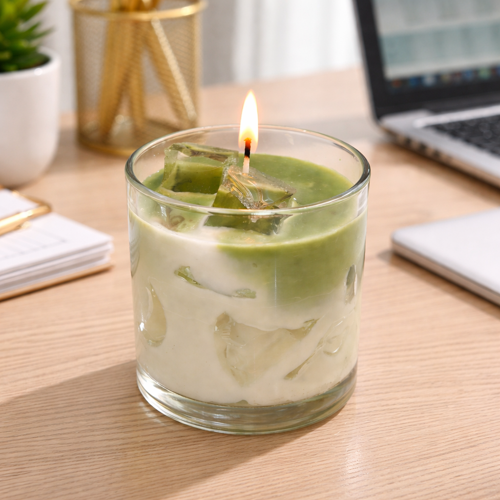 Matcha Latte Café Candle