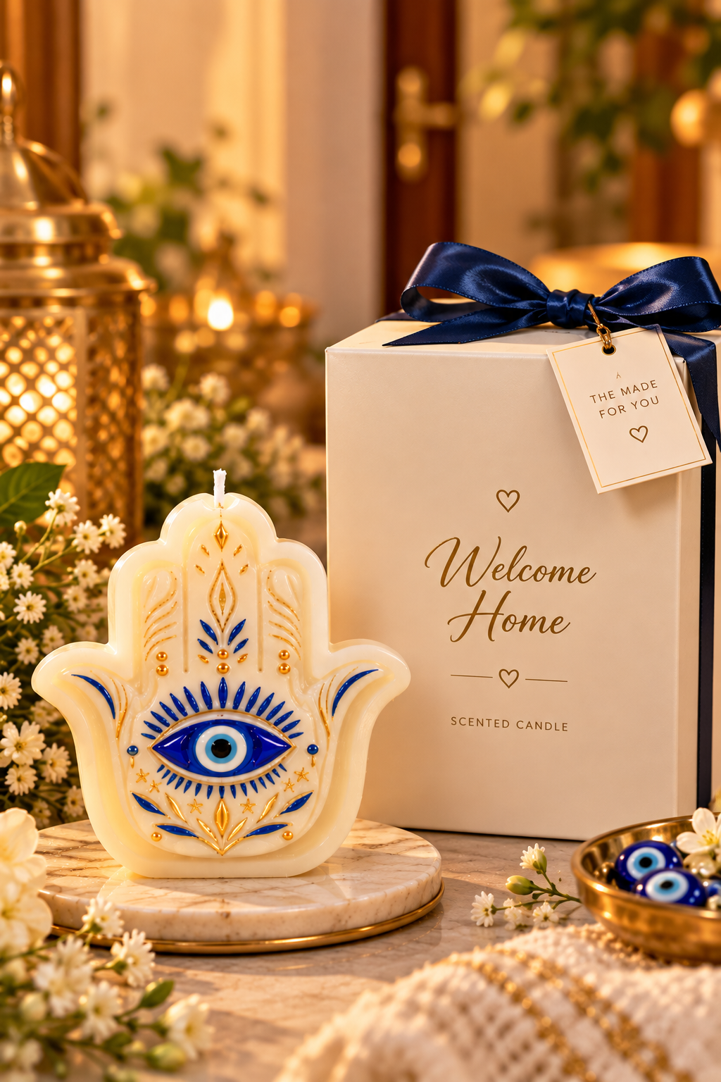 Evil Eye Candle