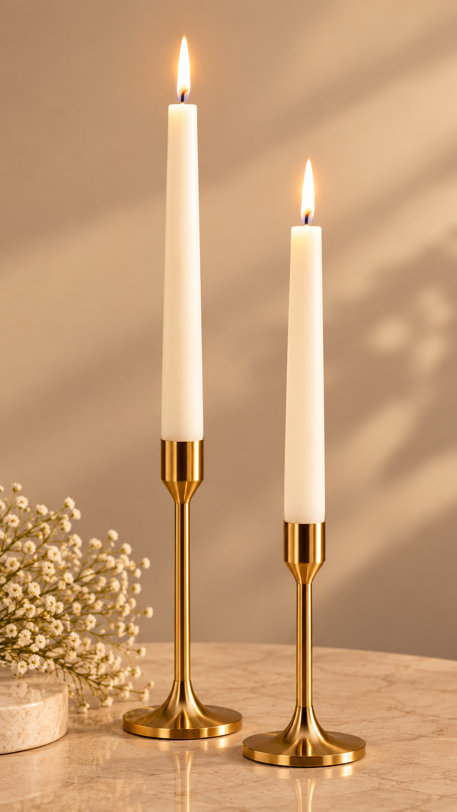 2-Piece Taper Candle Set